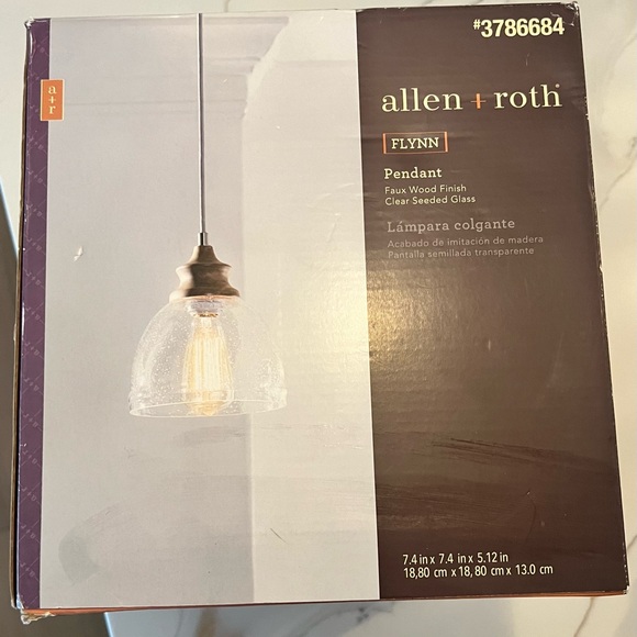 Allen + Roth Flynn Pendant - Picture 2 of 3